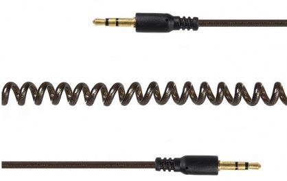 Cablu audio jack stereo 3.5mm spiralat T-T 2m, Gembird CCA-405-6